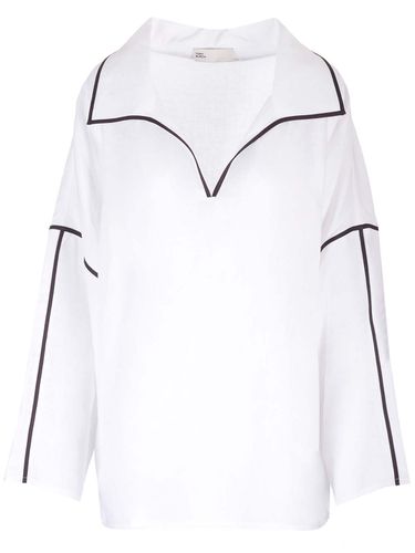 Loose-fitting White Linen Shirt - Tory Burch - Modalova