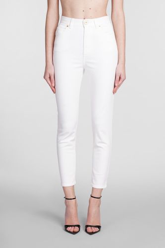 Balmain Jeans In White Cotton - Balmain - Modalova