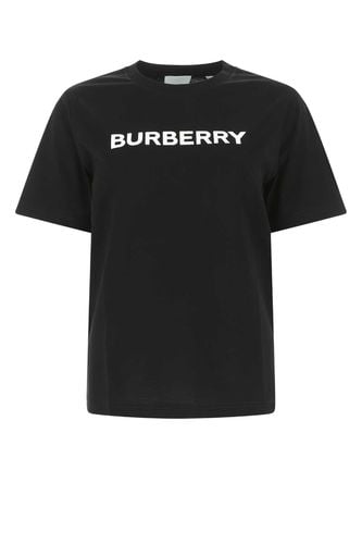 Burberry Black Cotton T-shirt - Burberry - Modalova