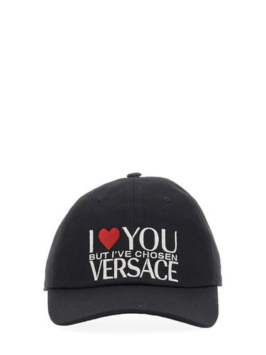 Versace Baseball Hat With Logo - Versace - Modalova