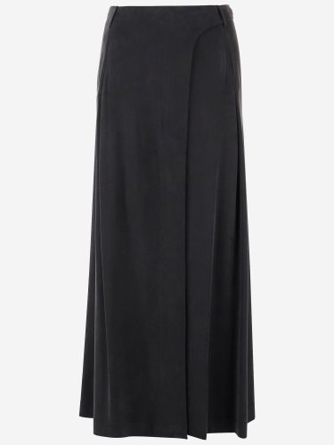 Cupro Interlock Long Skirt - Giorgio Armani - Modalova