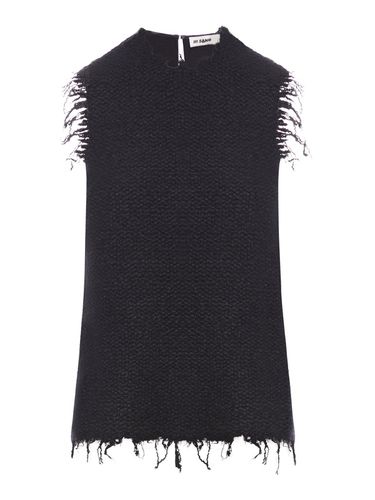 Raw-cut Edge Sleeveless Top - Jil Sander - Modalova