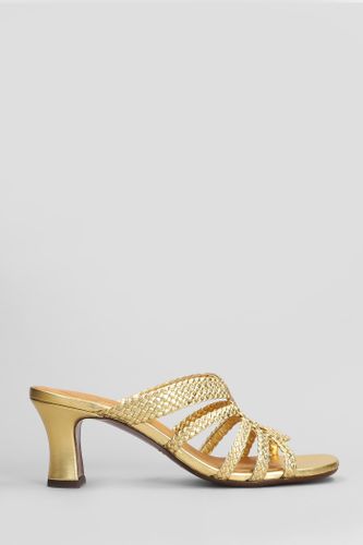 Chie Mihara Sandals In Gold Leather - Chie Mihara - Modalova