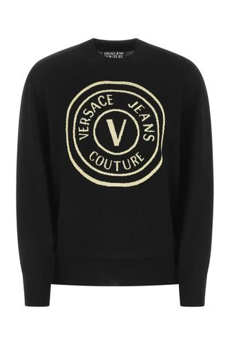 Black Wool Sweater - Versace Jeans Couture - Modalova