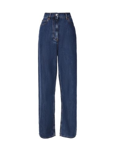 Wide Leg High-waisted Jeans - Valentino Garavani - Modalova