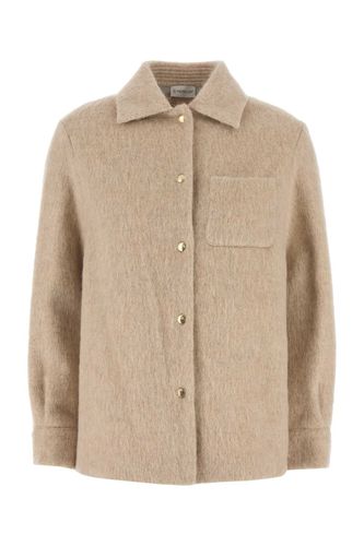 Cappuccino Virgin Wool Blend Shirt - Moncler - Modalova