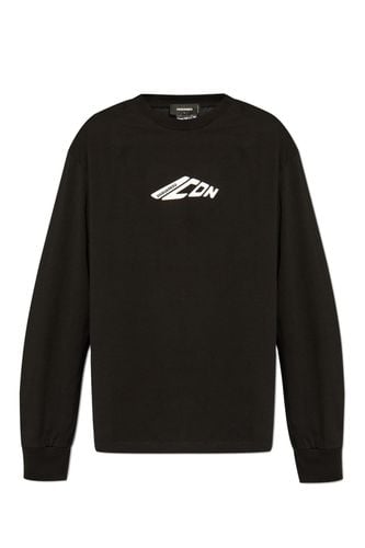 Logo Printed Long-sleeved T-shirt - Dsquared2 - Modalova