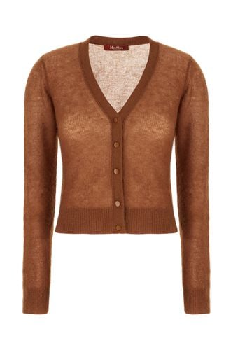 Brown Nylon Blend Cardigan - Max Mara Studio - Modalova