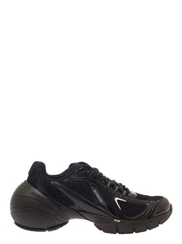 Tk-mx Low Top Sneakers With Side Logo Print In Mesh And Faux Leather Man - Givenchy - Modalova
