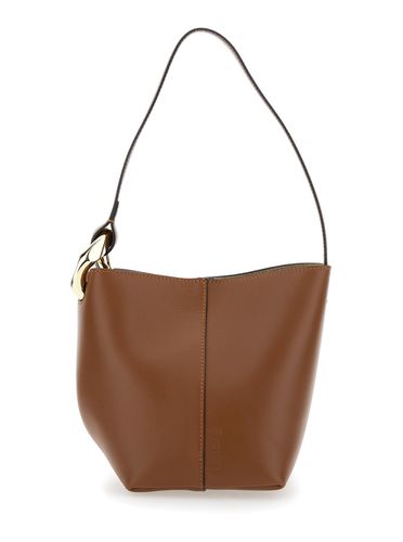 J. W. Anderson corner Small Bucket Shoulder Bag With Metal Knot Detail In Leather Woman - J.W. Anderson - Modalova