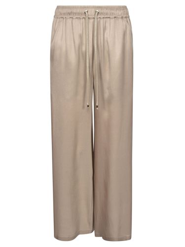 Laced Straight Trousers - Lorena Antoniazzi - Modalova