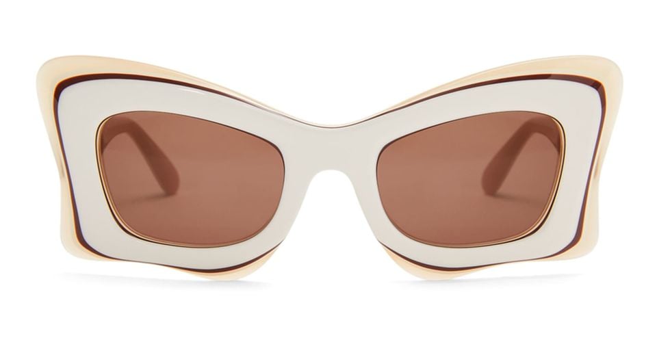 Lw40140u - / Beige Sunglasses - Loewe - Modalova