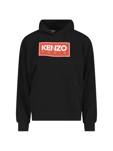 Kenzo Logo Embroidered Hoodie - Kenzo - Modalova