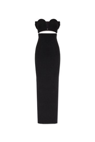 Cut-out Detailed Ribbed Midi Dress - Alaia - Modalova