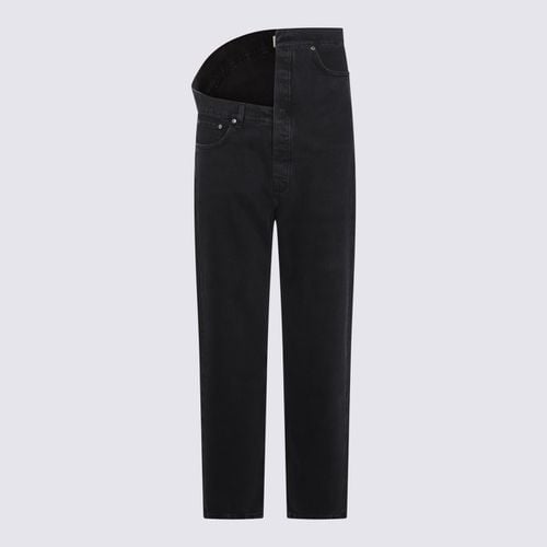 Y/Project Black Cotton Denim Jeans - Y/Project - Modalova