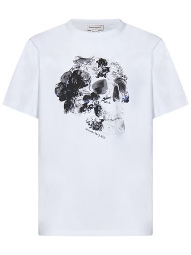 Fold Skull T-shirt - Alexander McQueen - Modalova