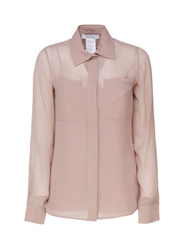 Curved Hem Long-sleeved Shirt - Max Mara - Modalova