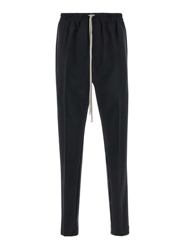 Pants With Oversize Drawstring In Wool Man - Rick Owens - Modalova