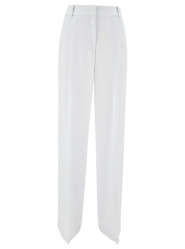 Wide Leg Tailored Pants In Cotton Woman - MICHAEL Michael Kors - Modalova