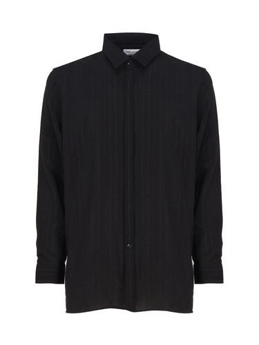 Shirt With Buttons And Pointed Collar - Saint Laurent - Modalova