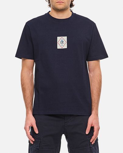 C. P. Company Indigo Jersey Logo T-shirt - C.P. Company - Modalova