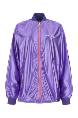 Purple Polyester Oversize Sweatshirt - Khrisjoy - Modalova