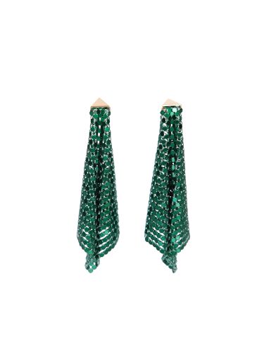 Mesh Drop Earrings - Paco Rabanne - Modalova