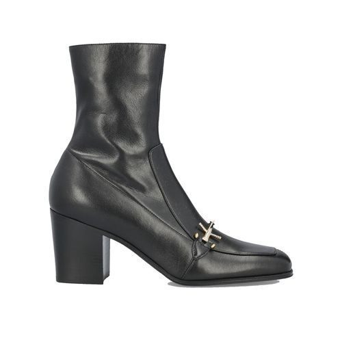 Elbio 75 Leather Boots - Saint Laurent - Modalova