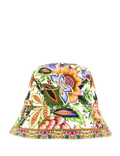 Bucket Hat With Multicolored Print - Etro - Modalova