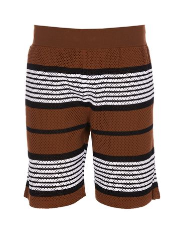 Burberry Stripe Print Shorts - Burberry - Modalova