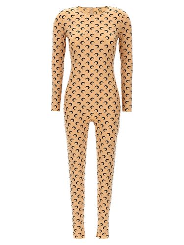 Marine Serre moon Printed Catsuit - Marine Serre - Modalova