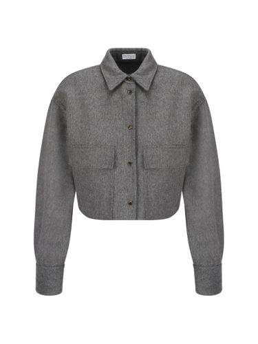 Cropped Cashmere Shirt - Brunello Cucinelli - Modalova