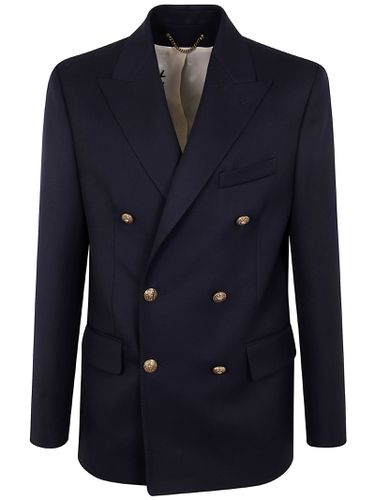 Golden M`s Double Breasted Blazer Compact Gabardine Wool - Golden Goose - Modalova