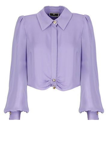 Elisabetta Franchi Georgette Shirt - Elisabetta Franchi - Modalova