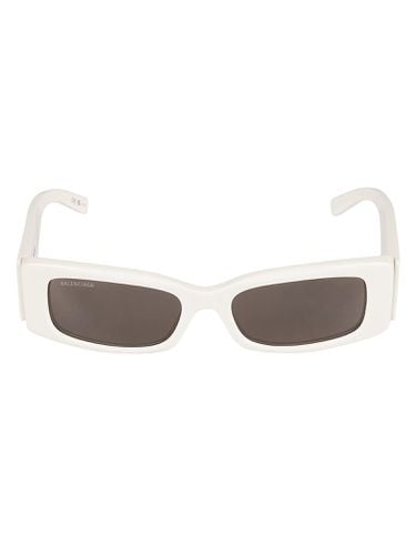 Bb0260s003 White White Grey - Balenciaga Eyewear - Modalova