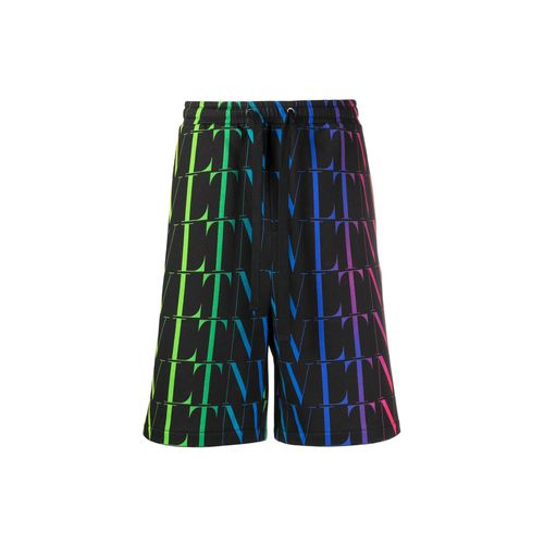 Garavani Vlnt Jersey Bermuda Shorts - Valentino - Modalova