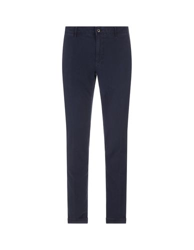 Night Cotton Canvas Slim Fit Trousers - Incotex - Modalova