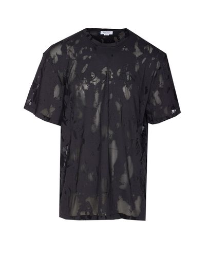 Devore Logo T-shirt - Alexander McQueen - Modalova