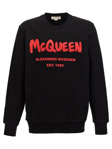 Graffiti Sweatshirt - Alexander McQueen - Modalova