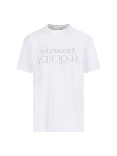 Logo Riflesso T-shirt - Alexander McQueen - Modalova