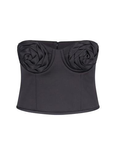 The Satin Rose Corsette Crop Top - Marc Jacobs - Modalova