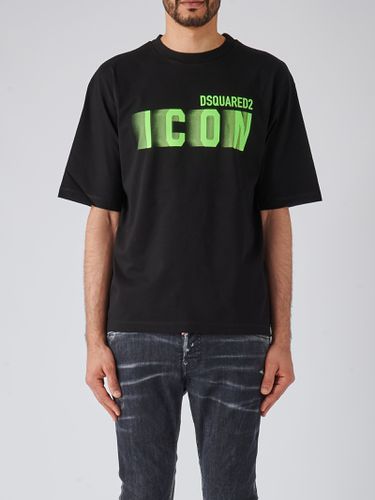 Icon Blur Loose Fit Tee T-shirt - Dsquared2 - Modalova