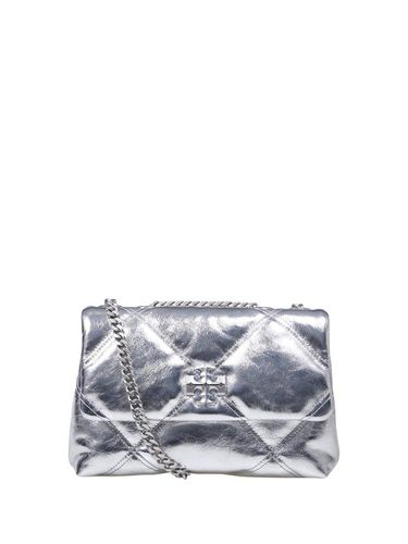 Small Kira Metallic Diamond Quilted Convertible Shoulder Bag - Tory Burch - Modalova