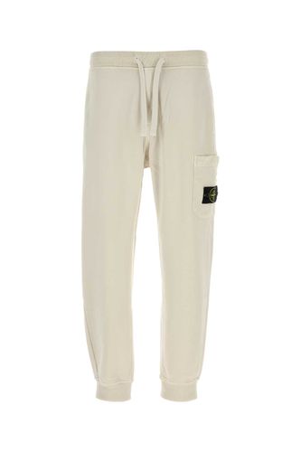 Stone Island Sand Cotton Joggers - Stone Island - Modalova