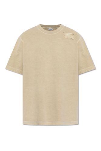 Burberry T-shirt With A Patch - Burberry - Modalova