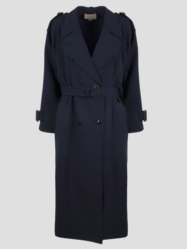 Comfort Trench Coat In Wool Woman - Gucci - Modalova