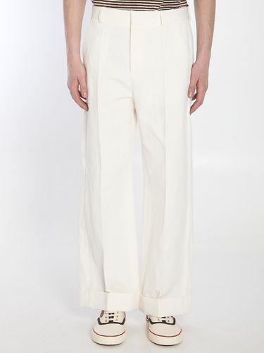 Valentino Garavani White Trousers - Valentino Garavani - Modalova