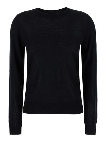 Crewneck Long Sleeve Sweater In Fabric Woman - Parosh - Modalova