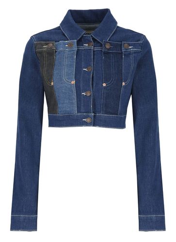 M05CH1N0 Jeans Blue Cotton Jacket - M05CH1N0 Jeans - Modalova