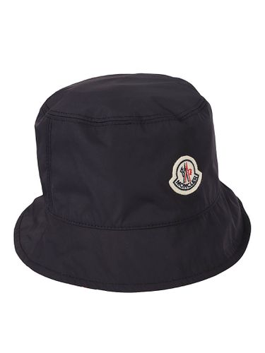 Moncler Logo Patch Bucket Hat - Moncler - Modalova